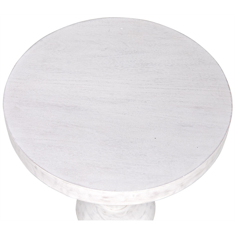 Fenring 25.5 X 15 inch White Wash Side Table