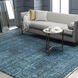 Empress 96 X 96 inch Teal Rug in 8 Ft Round, Round