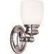 Elise 1 Light 5 inch Polished Chrome Bath Light Wall Light