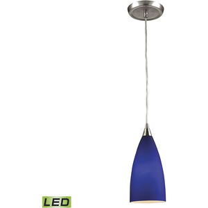 Vesta 1 Light 5 inch Satin Nickel Mini Pendant Ceiling Light