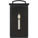C&M by Chapman & Myers Modesto 1 Light 15.38 inch Textured Black Outdoor Wall Lantern