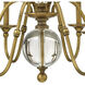 Eleanor 9 Light 35.25 inch Heritage Brass Indoor Chandelier Ceiling Light