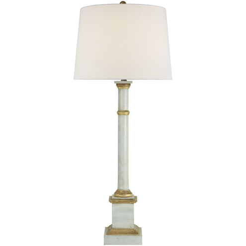 Suzanne Kasler Sjosephine 32.5 inch 150 watt Light Blue Table Lamp Portable Light in Linen