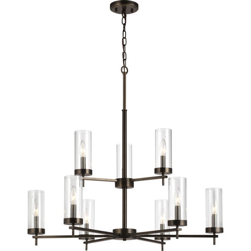 Sean Lavin Zire 9 Light 32 inch Brushed Oil Rubbed Bronze Chandelier Ceiling Light