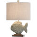 Signature 27 inch 100 watt Ocean Blue Table Lamp Portable Light