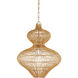 Irvine 1 Light 20 inch Patina Brass Pendant Ceiling Light