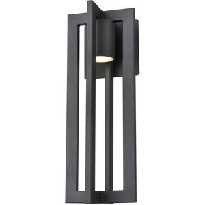 Astrid 1 Light 17 inch Black Outdoor Sconce