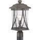 Abbott 1 Light 19 inch Antique Pewter Outdoor Post Lantern