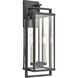 Gladwyn 2 Light 19.25 inch Matte Black Outdoor Sconce