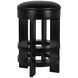 Berlin 26 inch Hand Rubbed Black Counter Stool