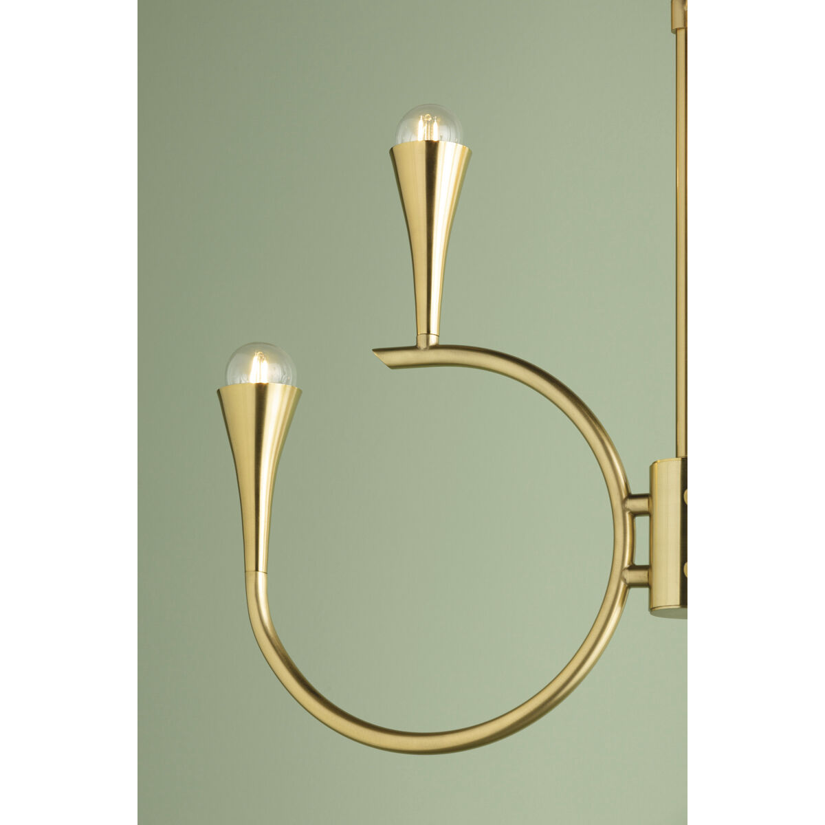 Aviana 6 Light 27 inch Aged Brass Chandelier Ceiling Light