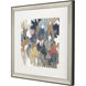 Florals Collection Blue Framed Art