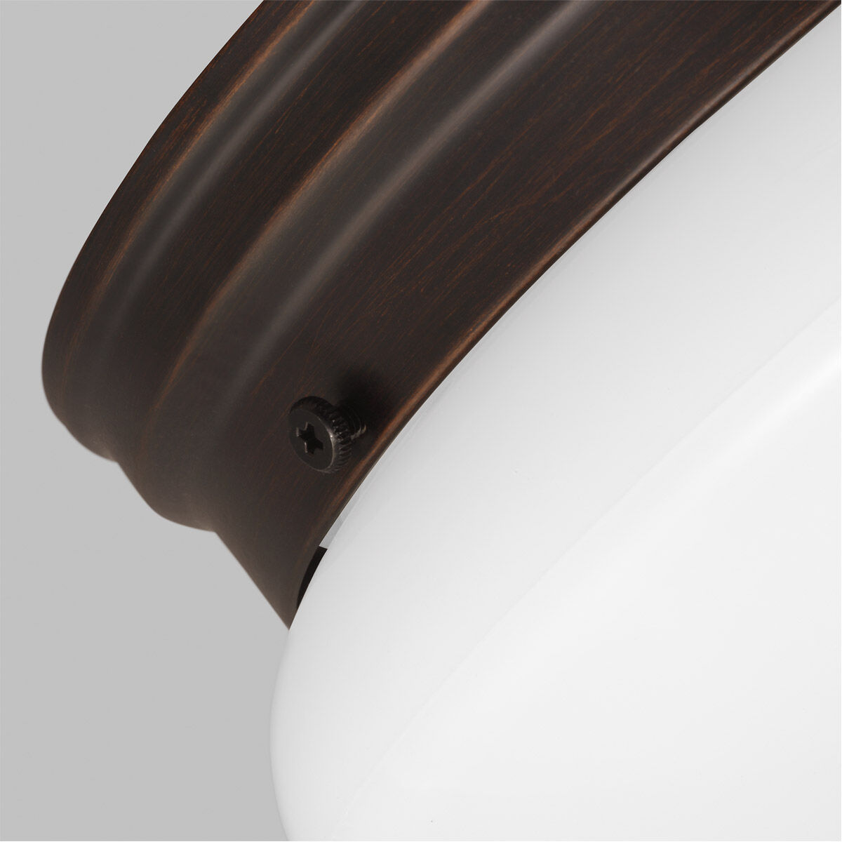 Webster 2 Light 9.5 inch Bronze Flush Mount Ceiling Light