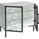 Checkmate Checkmate White with Black and Clear Cabinet