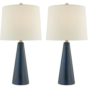 Pillan 24.25 inch 100.00 watt Blue Table Lamp Portable Light
