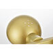 Majesty 2 Light 13 inch Brass Bath Sconce Wall Light