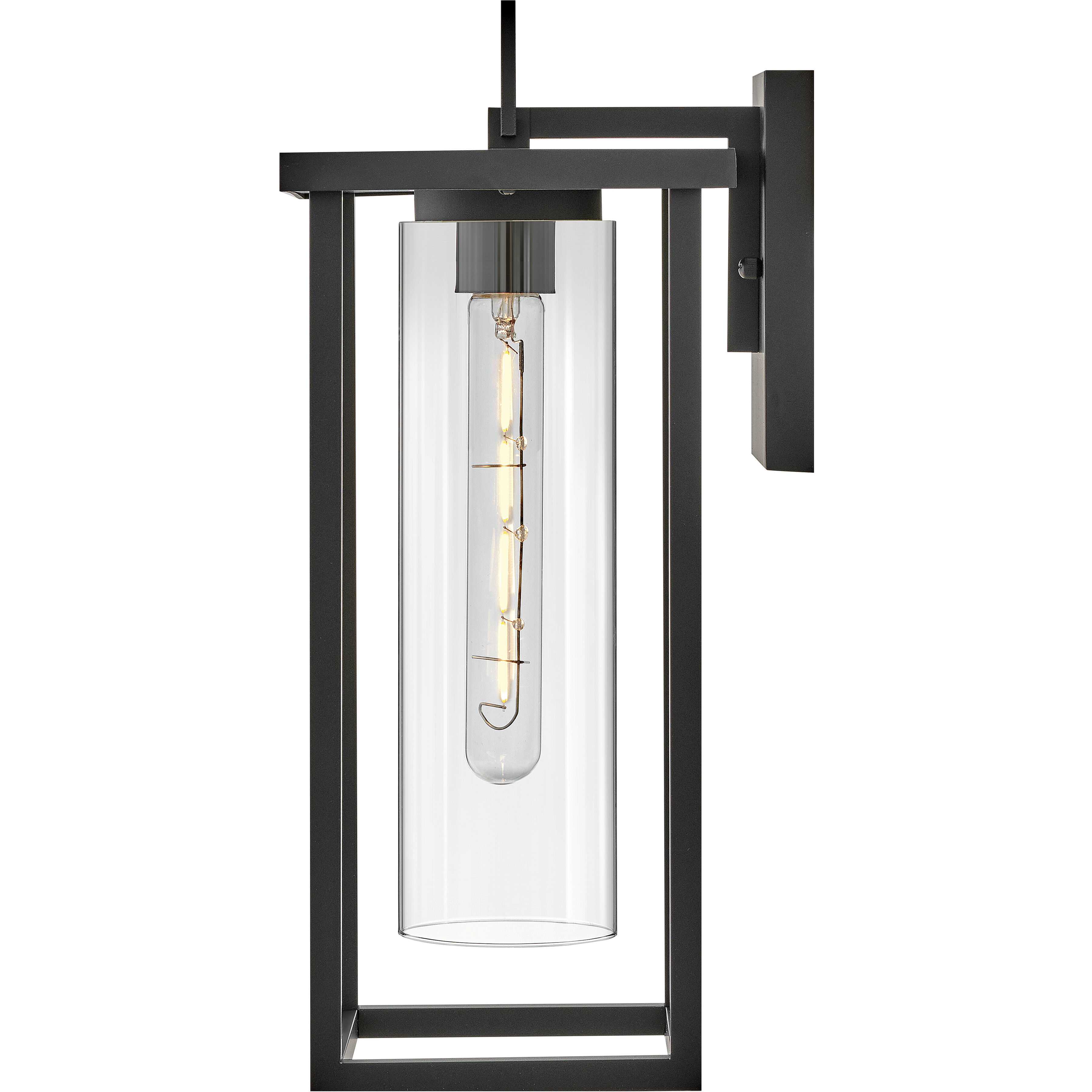 Mateo LED 17 inch Black Outdoor Wall Mount