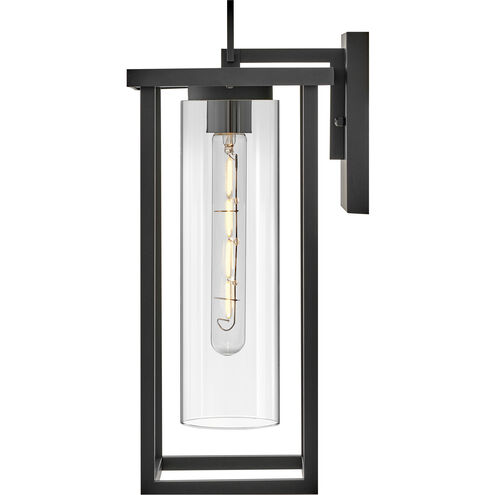 Mateo LED 17 inch Black Outdoor Wall Mount