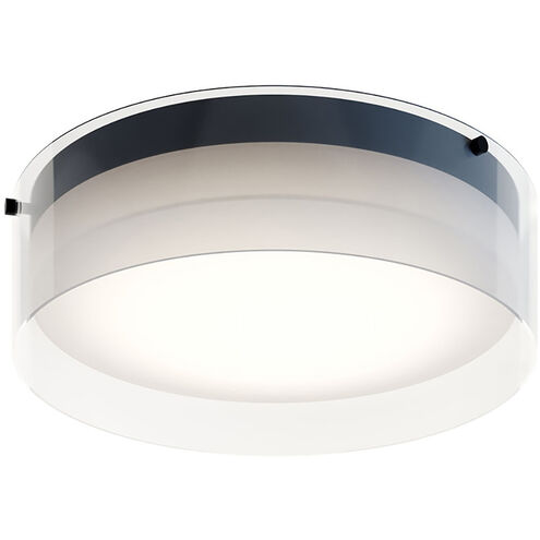 Studio LED 12 inch Black Flush Mount Ceiling Light