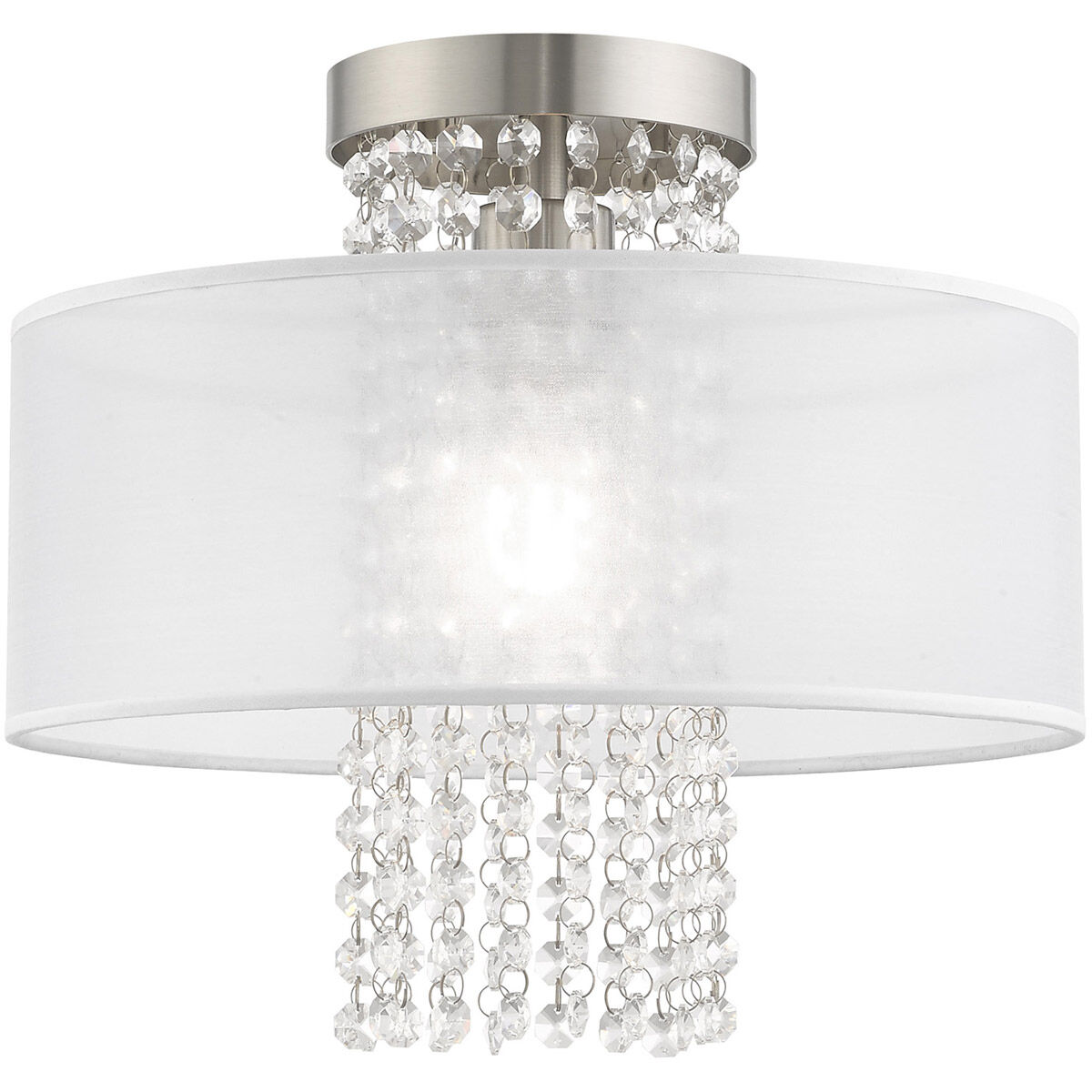 Bella crystal flush mount outlet