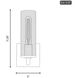 Drew & Jonathan Sarita 1 Light 5 inch Brushed Nickel Sconce Wall Light, Small