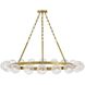 Coco 18 Light 44.25 inch Lacquered Brass Chandelier Ceiling Light