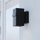 Lavage 1 Light 7 inch Textured Black Outdoor Wall