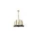 Canada 10 Light 22 inch Black Chandelier Ceiling Light