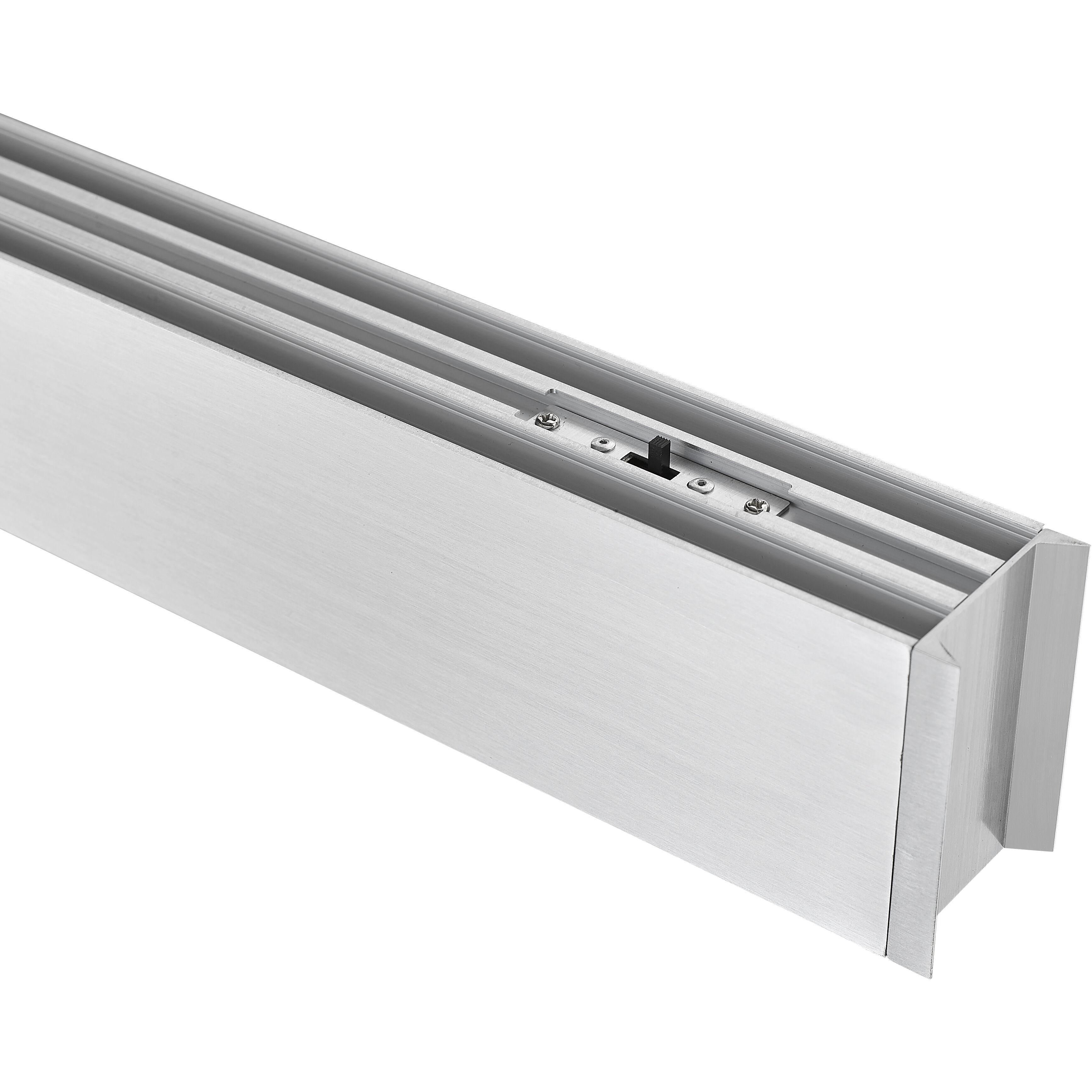 Hudson Linear Chandelier Ceiling Light in Brushed Nickel