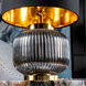 Amelia 22.25 inch 150 watt Handfinished Silver and Polished Gold Table Lamp Portable Light