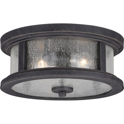 Cumberland LED 13 inch Rust Iron Outdoor Ceiling
