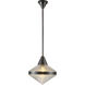 Willard 1 Light 13.5 inch Urban Bronze Pendant Ceiling Light in Clear Prismatic Glass