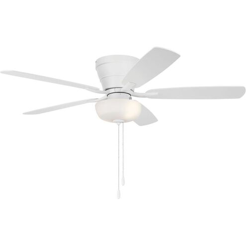 Wheeler 52 inch White with White/Washed Oak Blades Fan