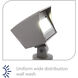 WAC 120V Wall Wash LED Bronze Wall Wash, WAC Landscape