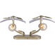 Calla 2 Light 14.75 inch White Gold Vanity Light Wall Light