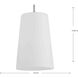Clarion 1 Light 10.5 inch Brushed Nickel Pendant Ceiling Light