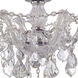 Maria Theresa 3 Light 13.5 inch Polished Chrome Semi Flush Ceiling Light in Clear Hand Cut