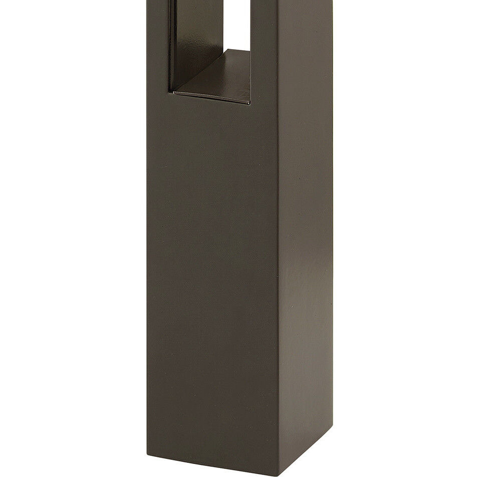 Atlantis 12v 4.00 watt Bronze Landscape Path Bollard, Square