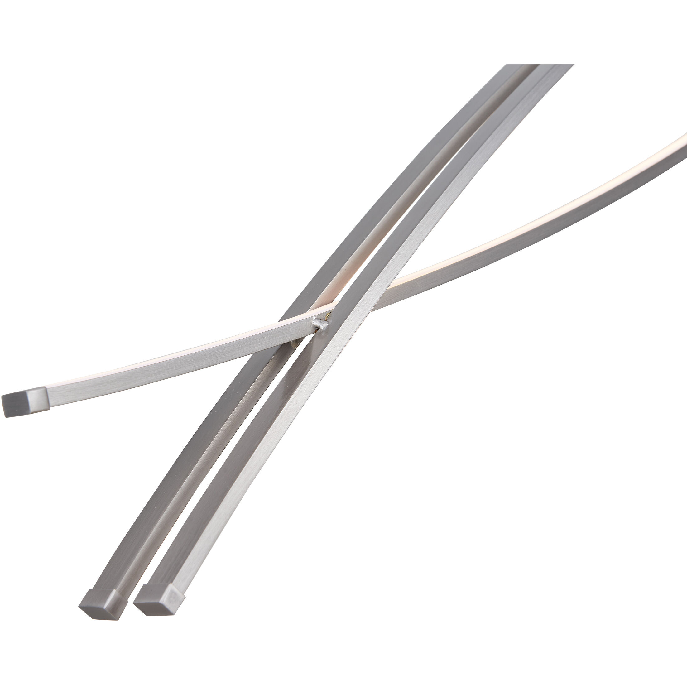 Wishbone LED 2.2 inch Brushed Nickel Pendant Ceiling Light