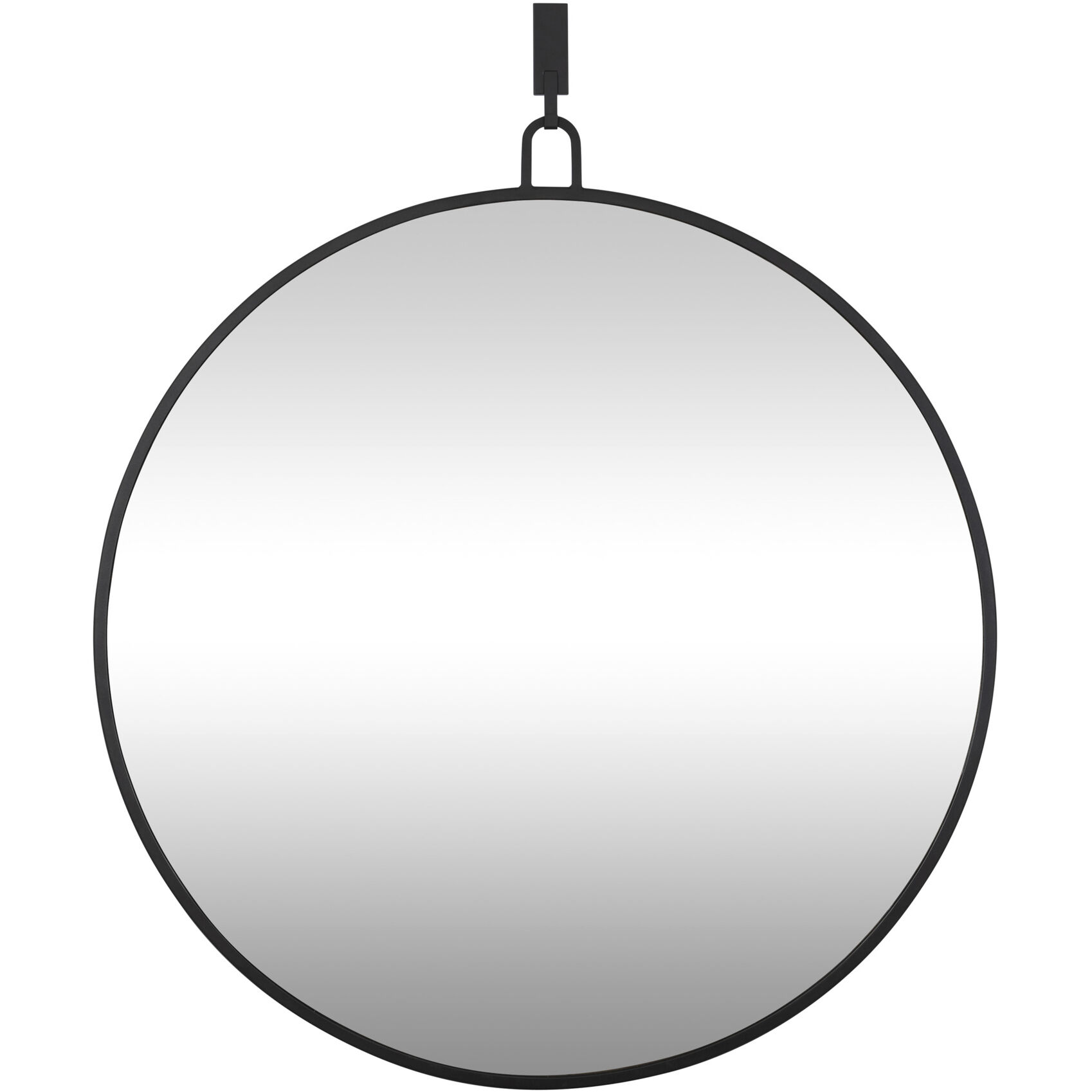 Stopwatch 43.25 X 40 inch Black Accent Mirror, Varaluz Casa