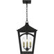 Jaxon 4 Light 10.75 inch Western Bronze Outdoor Hanging Lantern