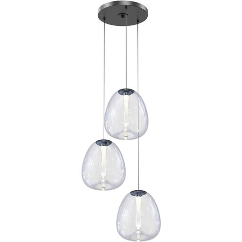 Mela LED 20 inch Satin Black Pendant Ceiling Light