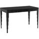 Othello 48 X 25 inch Hand Rubbed Black Desk