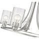 Beckett 5 Light 27 inch Brushed Nickel Chandelier Ceiling Light