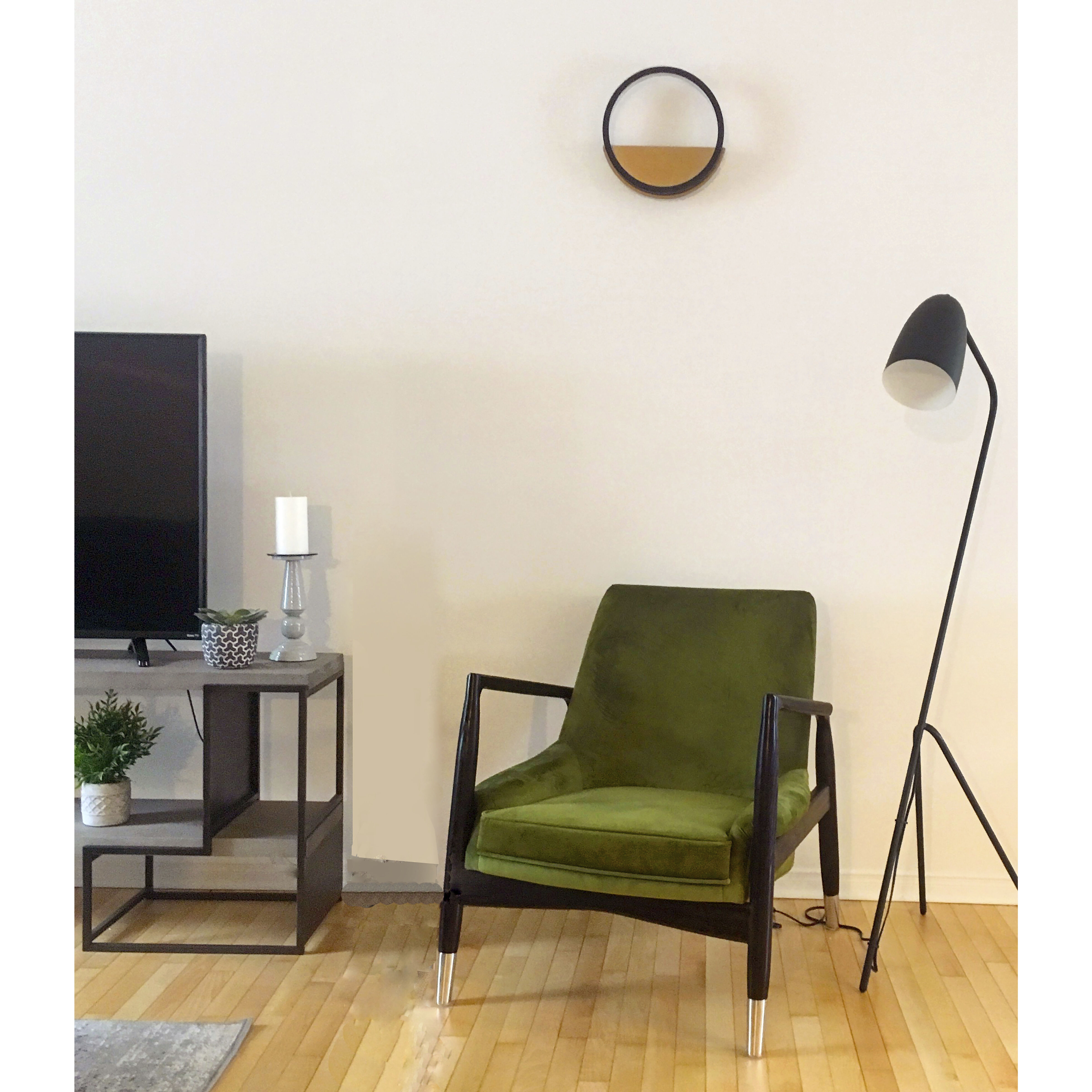 Hoopla LED 11.75 inch Black and Gold ADA Wall Sconce Wall Light