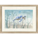 Undersea Ray / Undersea Turtle Blue and Turquoise and Green Framed Art, Propac