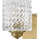 Elle 1 Light 6.5 inch Heritage Brass Vanity Light Wall Light