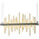 Cityscape LED 5 inch Natural Iron/Modern Brass Pendant Ceiling Light