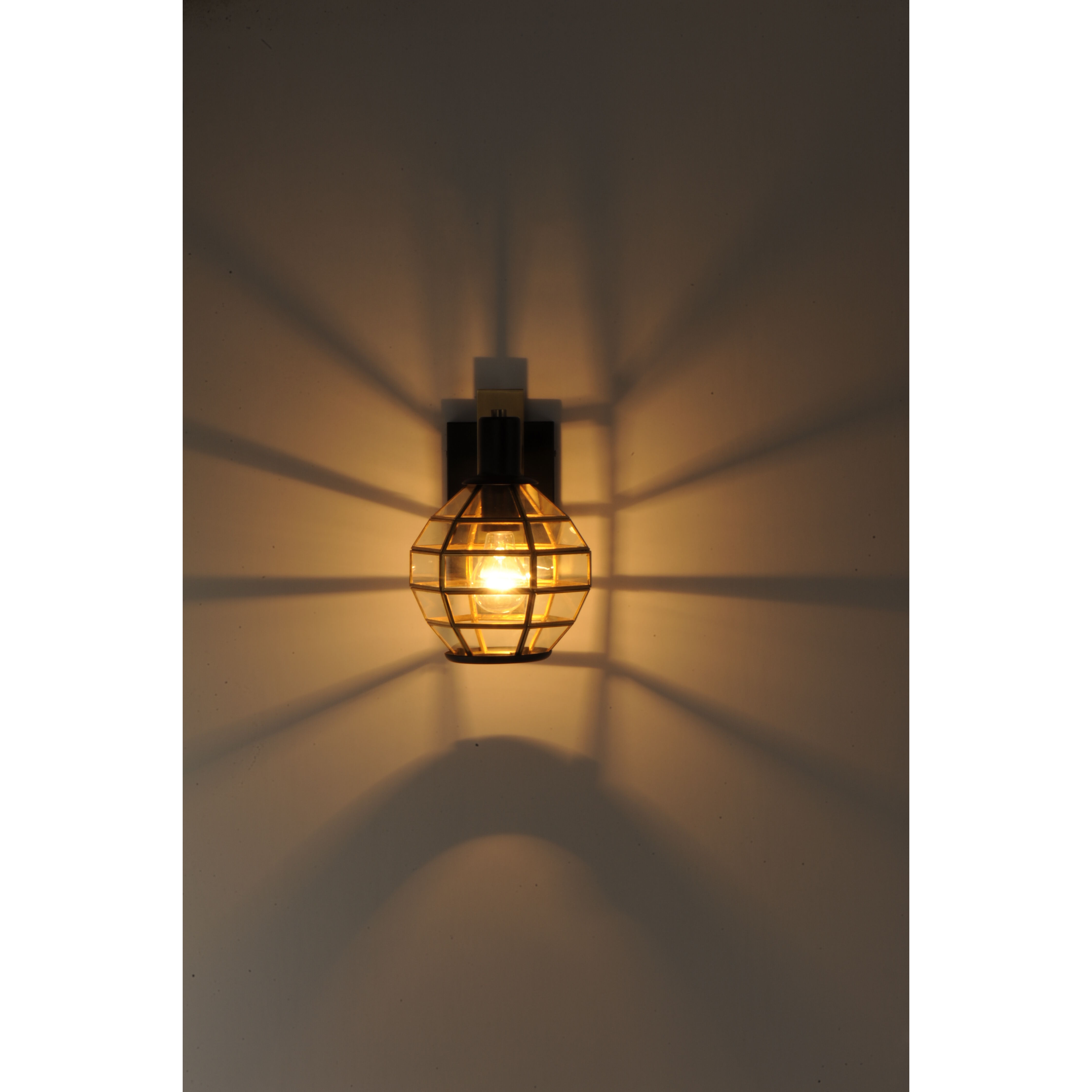 Heirloom 1 Light 10.75 inch Black/Burnished Brass Outdoor Wall Mount