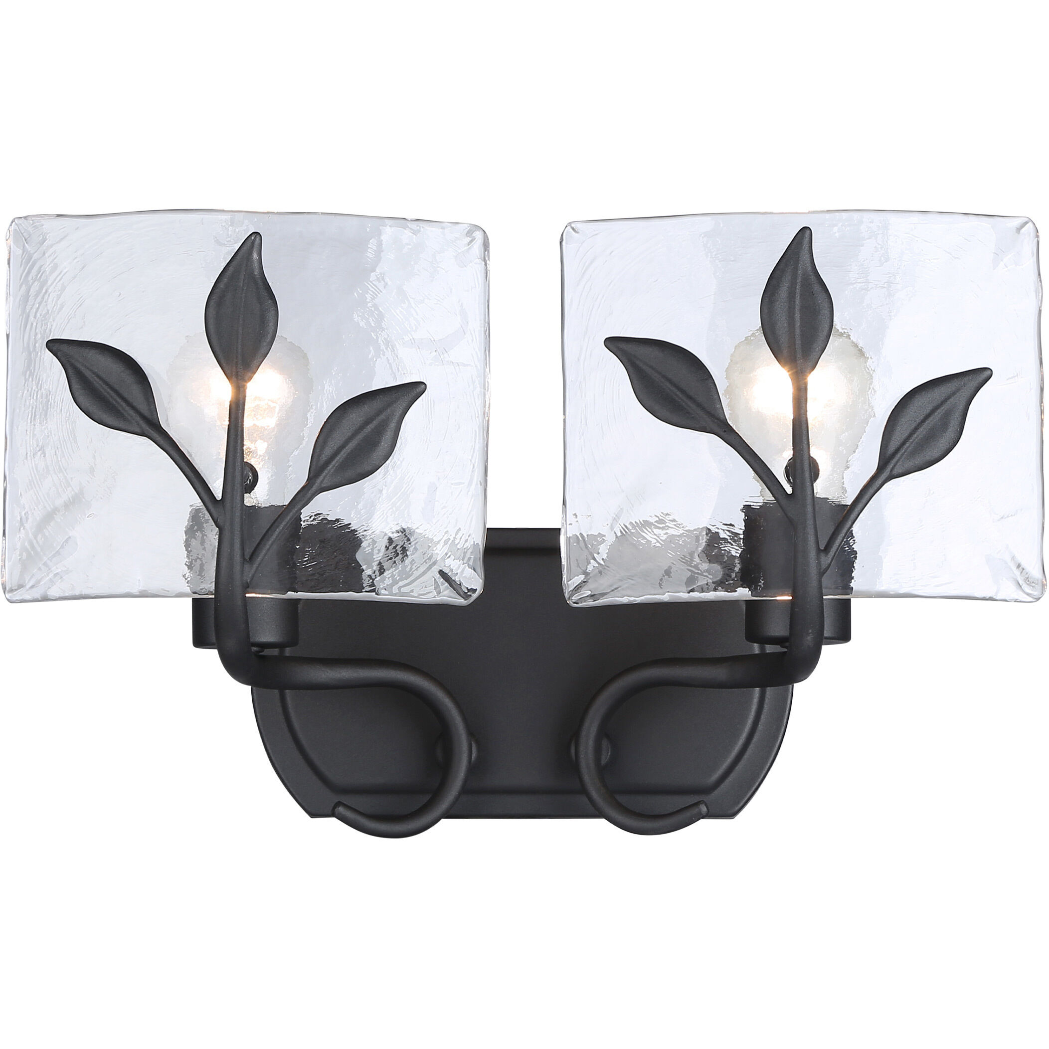 Calla Vanity Wall Light in Natural Black